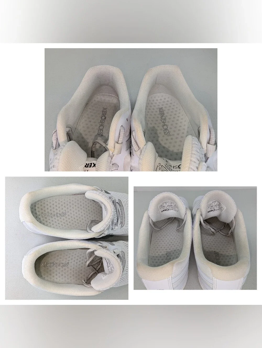 Xero Shoes HFS II Barefoot Running Sneakers Womens Size 9.5 White Low Top
